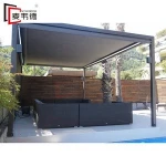 Motorised Aluminium Gazebo Cover for Outdoor Garden