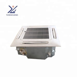 Multi function fan coil with air purifier for ceiling heating water cooling system