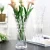 Import Multi Sizes Crystal Clear Tall Glass Vase Decorative Flower Vase from China