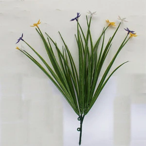 MZ187002C decorative artificial flowers onion grass with flowers