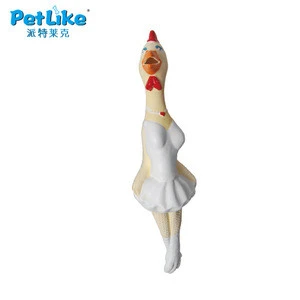 n hot sell Pet toy screaming chickenwith other latex color simulation toy screaming chicken