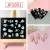 Import nail art sticker white color nail decal customize nail sticker from China