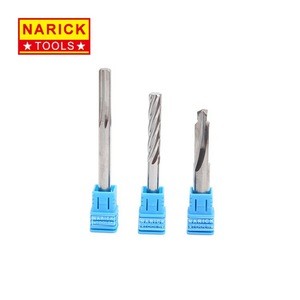 Narick CNC Cutting HRC55 Carbide Right Cutting Reamers for Metal