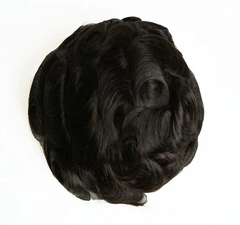 Natural looking All swiss lace  men hair toupee