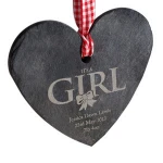 Natural Stone Slate Hanging Weeding Signs