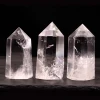 Natural White Clear Quartz Terminated Healing Crystal Small Point Tower