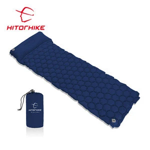 Navy blue new fashion air sleeping pad portable camping inflatable sleeping mat