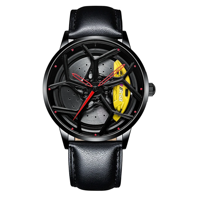 NEKTOM RS rim watch high quality wholesale dropshipping men watch quartz movement waterproof wrist car wheel watch