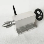 Nema 34 stepper motor (4:1) K11-100mm 3Jaw Chuck 100mm CNC 4th axis A aixs rotary axis + tailstock for cnc router