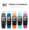 New arrival 5 colorscool S1 blood pressure bracelets heartrate watch touch screen smart wristband