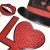 Import New arrival big size well assembled wedding party supplies red glitter photo booth props for wedding from China