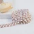 Import New Arrival Blingbling Yardage Strip Shape Iron on Crystal Rhinestone Break Line Hot Fix Design Patch Pearl Bead Applique from China