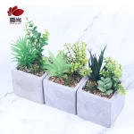 New Arrival Modern Eco-friendly Home Decor Mini Artificial Potted Plant ES0950