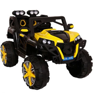 New Arrival Plastic Material 12V Battery Ride On Car Kids Electric Car Toy Jeep With 2 Seater