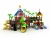 Import new arrived roof Popular Kids Plastic Outdoor Playground Equipment baby Slide And Swing Set from China
