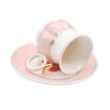 New Bone China Tableware Sets Tea Coffee Cup with Saucer