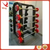 New Design 6 foot standard barbell crossfit team barbell for trade show