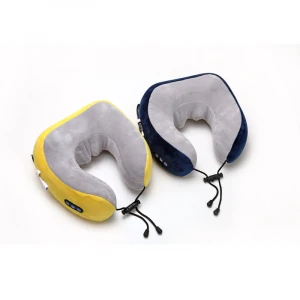 New design u shape rechargeable neck massage pillow