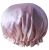 Import new design waterproof 100% satin PEVA two layers plastic shower cap from China