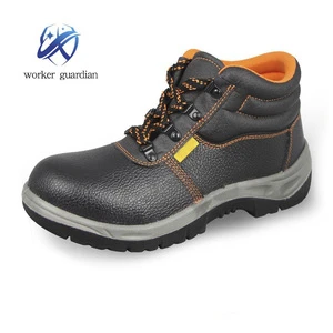 New fashionable genuine leather safety boots safety shoes with steel toe