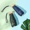 New Model Custom Portable Pocket Umbrella Solid Color Sunshade Rainproof Fold Umbrella