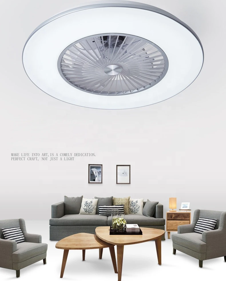 New Music Ceiling Fan Light With Speaker LED Light Dance AC100V/250V