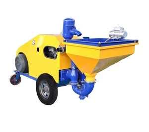 new product ideas 2020 cement wall putty spray machine wall rendering plastering mortar pump with air compressor