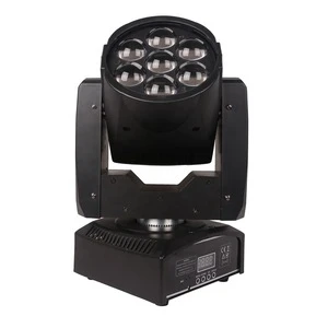 New Product RGBW 7x12w Led Small Moving Professional Show Lighting