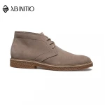 New style lace genuine suede leather mens formal dress boot shoes