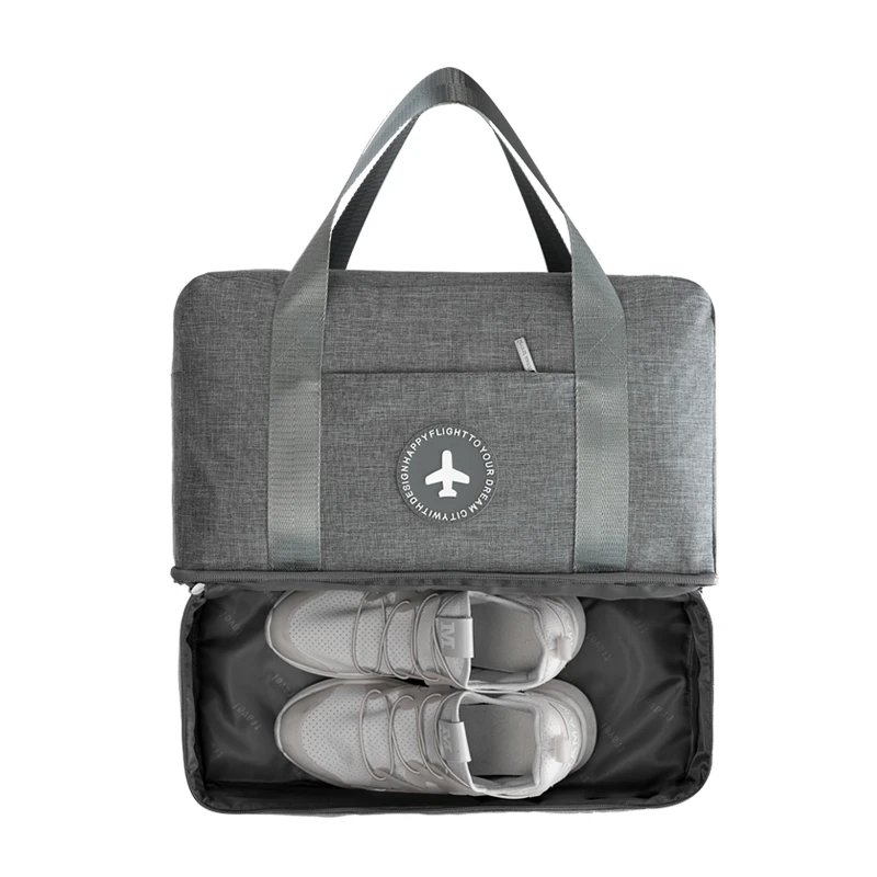 New Style Washable Duffle Bag Wet Separate Traveling Bag Storage Bag