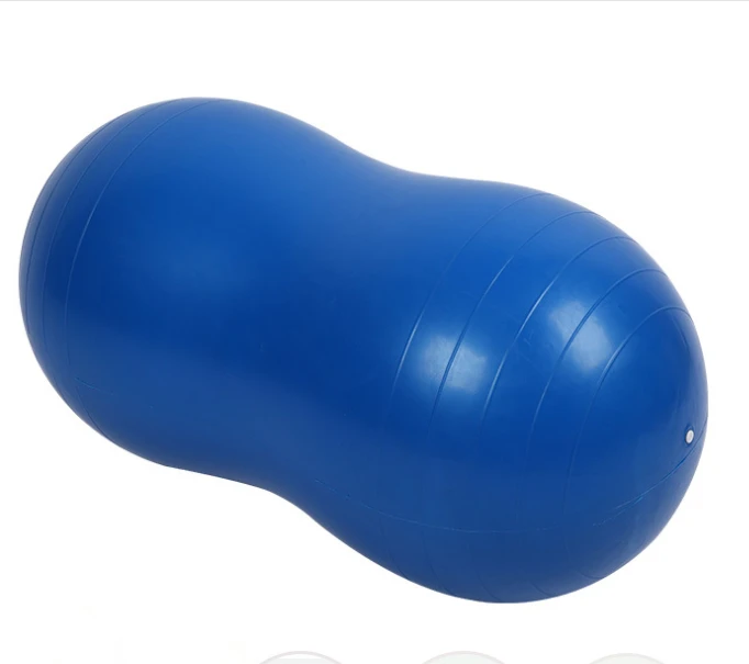 New Wholesale and custom good quality pvc inflatable peanut yoga ball and fitness ball
