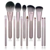 New Womens Fashion Purple Brushes 12PCS  Foundation Cosmetic Eyebrow Eye shadow Brush Makeup Brush For Mothers Day