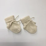 newborn baby socks customized knitted luxury pure cashmere baby socks for winter