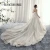 Import Newest U-Neck gorgeous lace luxury long sleeve wedding dress with long trailing from China