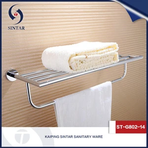 News bathroom accessories simple style zinc alloy shelf hardware pendant towel bar