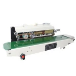 Nitrogen Gas Flushing Continuous Band Sealer Seal Ground Coffee Bags With Date Print