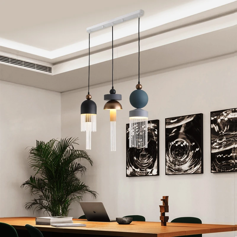 nordic Italian design tassel  pendant lights Modern Simple Bedroom Restaurant Bedside Hanging Lamp Home Decor Fixtures luminaire