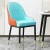Import Nordic luxury dining chair home modern minimalist makeup chair stool backrest post-modern wrought iron chair spot wholesale from China