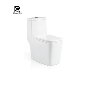 North America Siphonic one-piece toilet high quality WC water closet pan sanitary ware Chaozhou manufacturer toilet bowl