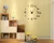 Import Novelty modern design home decorative wall sticker clock 3D frameless large DIY wall from China