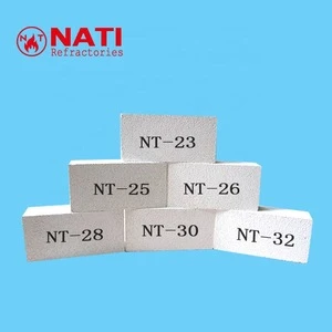 NT-26 Light Weight Hight Temperature Alumina Insulation Refractory Brick for Furnace Lining