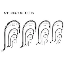 NT10137 OCTOPUS Top Quality  Saltwater Fishing Hook