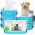 Import OEM 100% Bamboo Fiber Pet Wipes - Hypoallergenic Dog and Cat Cleaning Wipes with Aloe Vera- Alcohol and Paraben-Free Deodorizing Pet Wipes from China