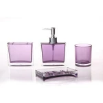 OEM Acrylic Colored Bathroom Accessories,Plastic Bathroom Sets