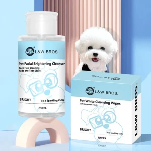 OEM Dog Cat Eye Cleaner Dog Whitening Shampoo Remove Tear Stain Pet Wipes