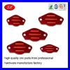 OEM Motorcycle Accessories Red anodized CNC Billet Aluminum Machining Key Remote Cover Case