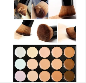 OEM New Makeup Concealer Set 15 Color Base Palettes Cosmetic Concealer Facial Face Cream Care Camouflage Contour Brush