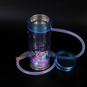 Oem shishabucks hookah Shisha Cup  Portable Hookah Led Light New Travel Gift Set  Box