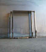 OEM u shape chrome furniture dining table legs