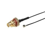 OEM Waterproof RF Jumper Coaxial Pigtail Cable 1.13 RG316 SMA Female Bulkhead to UFL Pigtail IPEX Pigtail Cable